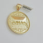 Real 10k Yellow Gold charm Pendant Last supper 2.25 Inch For Men's 10KT / CAL