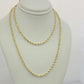 10K Yellow Gold Rope Chain Necklace 3mm 20" Choker REAL 10kt For Men & Women