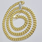 Real 10k Gold Necklace 8mm Miami Cuban Link Chain 20 - 30 Inch Men's 10KT STRONG