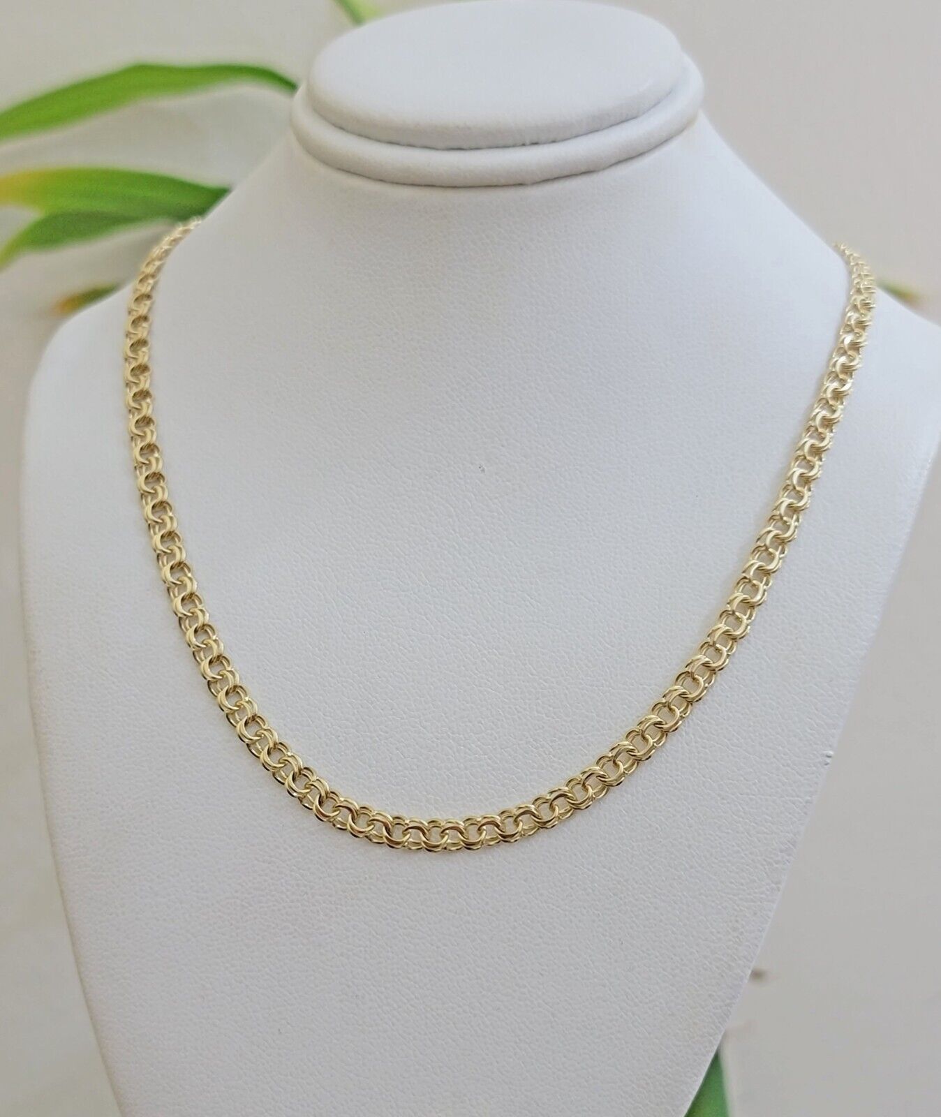 Real 10k Gold Necklace Chain Chino Link 5mm SOLID 16 24 Inch Men Wom