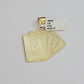 Real 10k Yellow Gold charm Flash Card Pendant 1.75 Inch For Men's 10KT GOLD /AS
