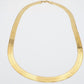 Real 10k Yellow Gold 9mm Herringbone Chain Necklace 20" Inch Lobster lock