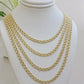 Real 10k Gold Necklace Chain Chino Link 5mm SOLID 16 - 24 Inch Men Women Kids