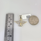 10K Solid Gold Miami Cuban Chain SET Diamond Money Bag Wing Charm 18"-26" 2.5mm