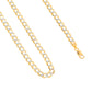 10K Solid Yellow Gold Cuban Curb Chain 12mm Diamond Cut Necklace 20-30'' Inches
