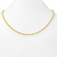 Real 10K Yellow Gold Palm Chain 4mm Necklace 20-26'' inch Lobster Lock Hollow