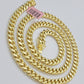 14k Yellow Gold Chain Miami Cuban Link Necklace 9mm 18 - 30 Inch Real 14KT Men's