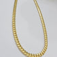 Real 10k Yellow Gold Chain 22 Inch 6mm Miami Cuban Link SOLID 10kt Strong Link
