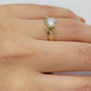 10k Yellow Gold Ring Ladies Wedding Band Real 10kt Solitaire Engagement Women