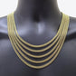 Real 10K Yellow Gold Chain Necklace Miami Cuban Link Chain 4.5mm 18" - 26'' Inch