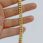 REAL 14k Yellow Gold Bracelet 9 Inch 7mm Miami Cuban Link With Box Lock 14KT