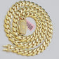 Real 14K Yellow Gold Royal Monaco Chain 10mm chain 24Inch Necklace Mens Puro ORO