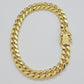 Real 10k Yellow Gold Bracelet 9mm Miami Cuban Link Men's 8.5" inch 10kt Unisex