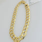 Real 10k Yellow Gold Bracelet Solid Cuban Link 7 Inch 7mm 10kt Women Bracelet