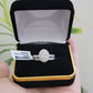 Real 14k Gold Diamond Wedding Engagement Ring Band SET Ladies 2 CT Diamonds Oval