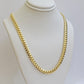 Real 10k Yellow Gold Chain 22 Inch 6mm Miami Cuban Link SOLID 10kt Strong Link