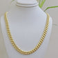 Real 10k Gold Chain Necklace Miami Cuban Link 20 - 30 Inch Men's 10KT 7mm