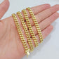 Mens 10k Gold Chain Necklace 6mm Miami Cuban Link 18 - 28 Inch REAL 10kt Yellow