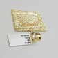 Real 10k Yellow Gold charm Pendant Last supper 1.25 Inch For Men's 10KT / AS