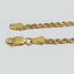 Solid 18k Yellow Gold Rope Chain Necklace 2mm 16-24 Inch Diamond Cut 18kt SALE