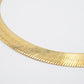 Real 10k Yellow Gold 9mm Herringbone Chain Necklace 20" Inch Lobster lock