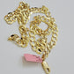 REAL 14k Gold Necklace Cuban Curb Link Chain Mens 10mm 20" - 30 Inch SOLID 14kt