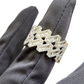 Real 10k Yellow Gold Diamond Ring White Genuine 1.10CT Diamonds 10kt Size 10