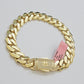 Real 14k Gold Bracelet 11mm Miami Cuban Link 8.5'' inch Men's 14kt Yellow Gold