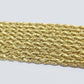 Real 14k Yellow Gold Rope Chain Necklace 4mm 18-30 Inch Diamond Cut 14kt SALE