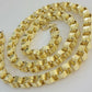 Mens 10k Yellow Gold Necklace Box Byzantine Chain 12mm 22"- 30 inch REAL 10kt