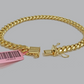 14k Yellow Gold Bracelet 8 Inch 7mm Miami Cuban Link With Box Lock REAL 14KT