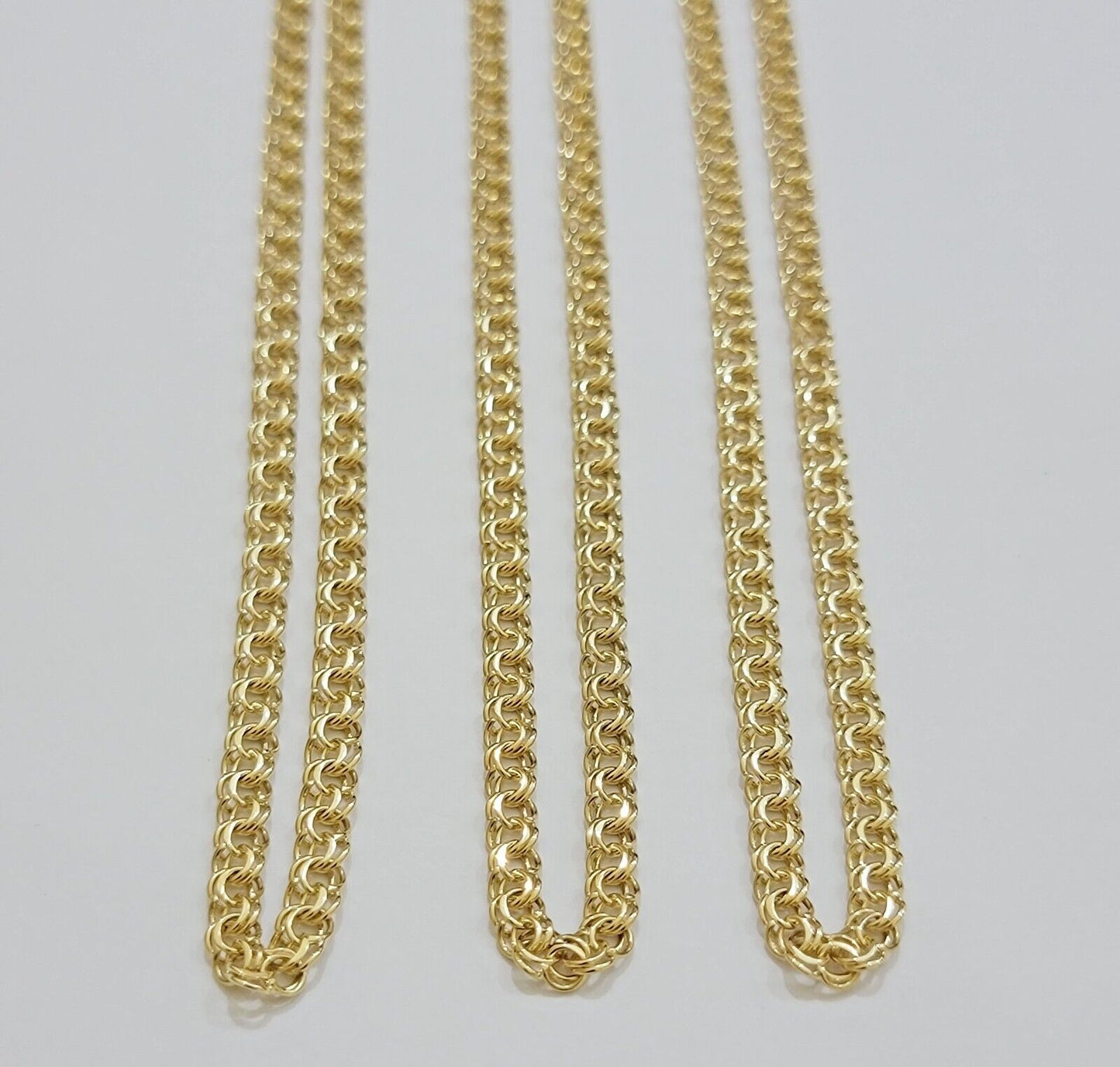 Real 10k Gold Necklace Chain Chino Link 5mm SOLID 16 - 24 Inch Men Women Kids