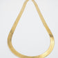 Real 10k Yellow Gold 9mm Herringbone Chain Necklace 20" Inch Lobster lock