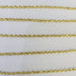 14k Solid Rope Chain Necklace 2mm 16"-24" Inch Yellow Gold Men Women 14Kt
