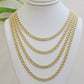 Real 10k Gold Necklace Chain Chino Link 5mm SOLID 16 - 24 Inch Men Women Kids