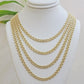 Real 10k Gold Kids Chino Chain Necklace 16 Inch 5mm SOLID 10KT Yellow Gold