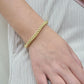 Real 10k Yellow Gold Bracelet 6mm Franco Style 8.5 inch 10kt Strong For Mens