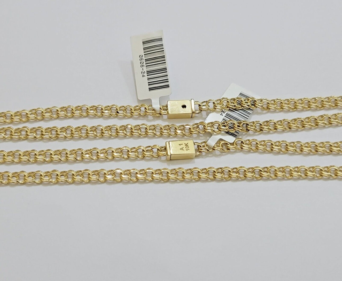 Real 10k Gold Kids Chino Chain Necklace 16 Inch 5mm SOLID 10KT Yellow Gold