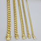 14k Yellow Gold Bracelet Miami Cuban Link 6mm -10 mm 7.5- 9 Inch REAL 14kt SOLID