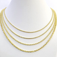 Real 14k Gold Rope Chain Necklace 2mm 2.5mm 3mm 4mm Yellow 14kt Men Women