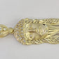 10k Jesus Head Charm Pendant Religious REAL 10Kt Yellow Gold Real Genuine