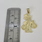 10k Grandpa Money Bag Charm Pendant REAL 10Kt Yellow Gold Real
