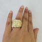 10k Nugget Ring Casual Band Yellow Gold Genuine Brand New