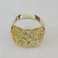 10k Nugget Ring Casual Band Yellow Gold Genuine Brand New