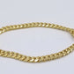 Real 10k Yellow Gold 6mm Miami Cuban Link Bracelet 8" inch Men and Women
