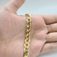 Real 10K Yellow Gold 8mm Cuban Curb Link Bracelet 8" inch 10kt Lobster lock