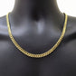 Real 14k Yellow Gold Miami Cuban Link Chain 7mm 18" Necklace Box Lock