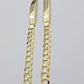 10k Gold Bracelet ID Cuban Curb Link SOLID 10kt Yellow Gold 7mm 8 Inches REAL