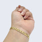 Real 14k Yellow Solid Gold 6mm Cuban Curb Link Bracelet 8'' inch 14kt Unisex
