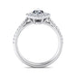 Real 14k White Gold IGI Certified 1.25CT Lab Created VS Diamond Ring Pear Shaped
